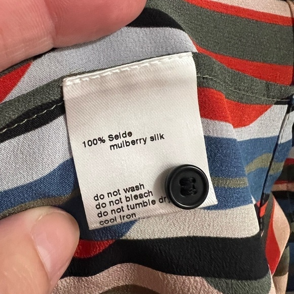 AKRIS PUNTO Mulberry Silk Bow Shift Dress - size 12 - Picture 9 of 10